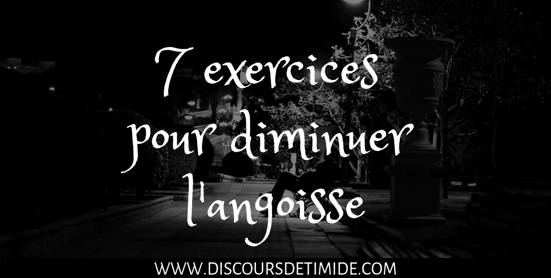 7 exercices pour diminuer l'angoisse